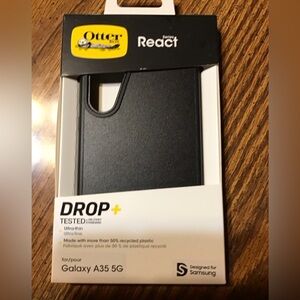 OtterBox Black Galaxy A35 5G Case series React NWT